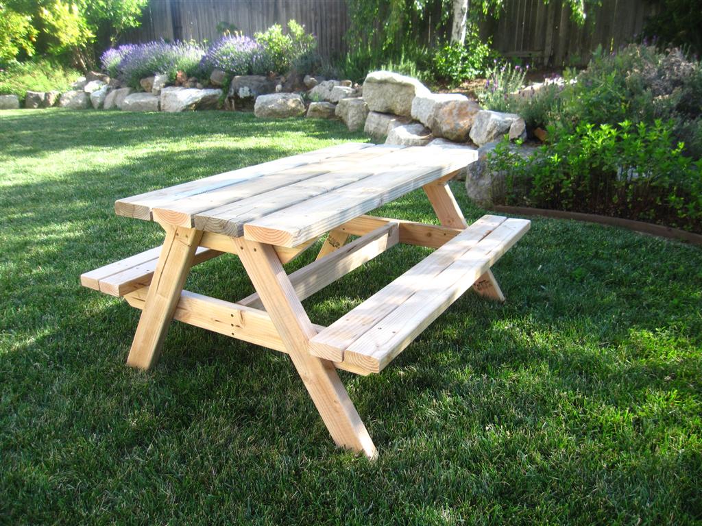 Ana White Bigger Kids Picnic Table DIY Projects